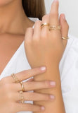 Athena Chain Ring Set